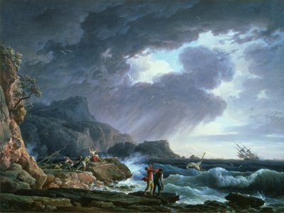 A Seastorm, 1752 by Claude Joseph Vernet
